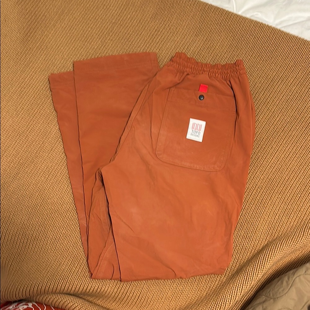 Topo Designs Brown Cargo Pants Relaxed Fit